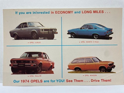 1974 opel car - opel, models
