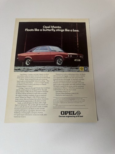 Original vintage 1974 opel - original,