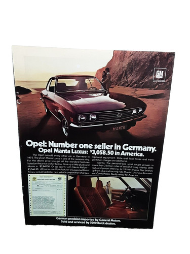 1973 opel manta luxus - manta,