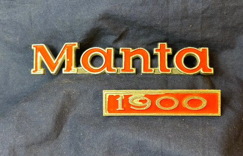 Vtg opel manta 1900 car - vtg, emblem