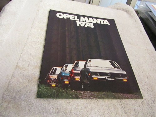 Vintage 1974 buick opel manta - opel,