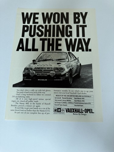 Original vintage 1985 - vintage, opel