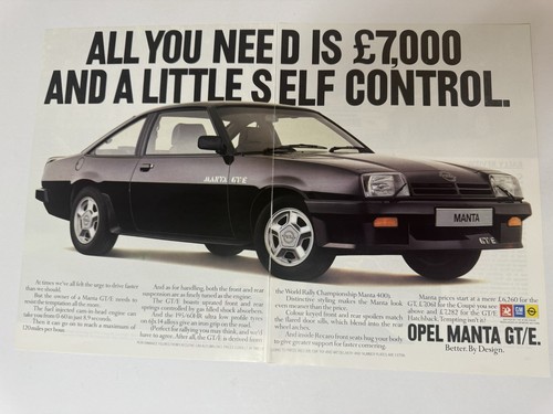 Original vintage 1984 opel - original,
