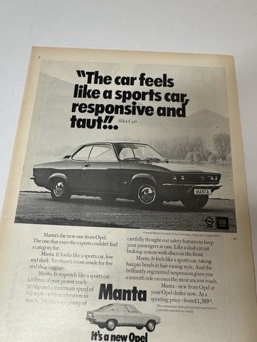 Original vintage 1971 opel - original,