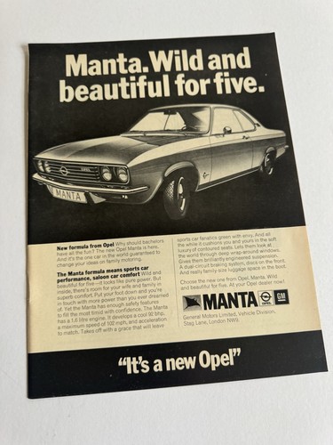 Original vintage 1970 opel - original,