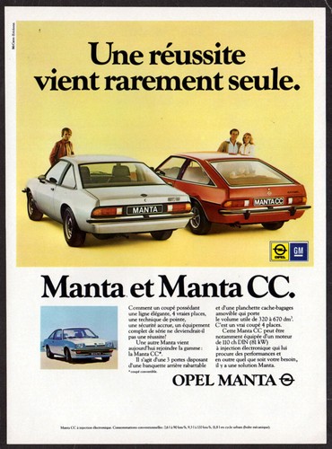 1979 opel manta vintage - opel,