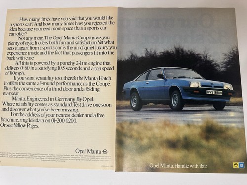 Original vintage 1981 opel - vintage,