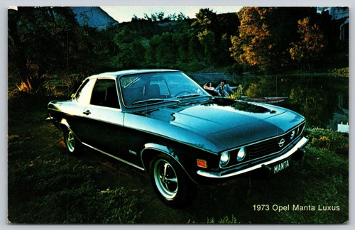 1973 opel manta luxus - 1973, vintage