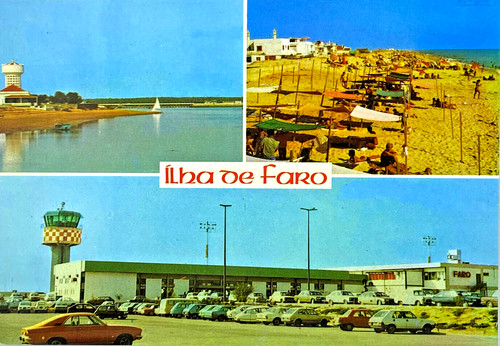 Postcard portugal ilha - postcard, faro