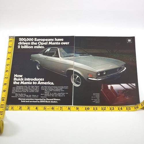 Vintage buick opel manta full - buick,