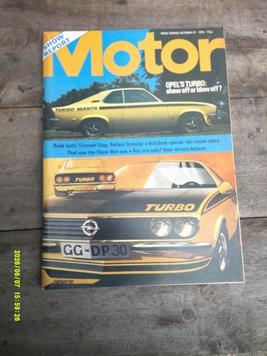 Vintage motor magazine - motor, 27th