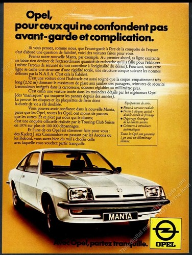 1976 opel manta - manta, coupe